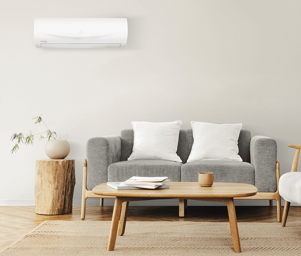 Komplet klimatyzacji EIGO Thermoval w pomieszczeniu