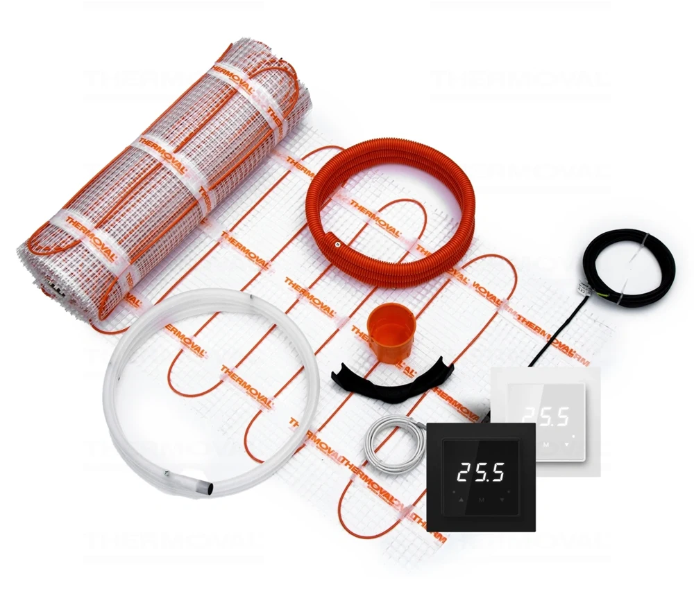 zestaw elektrycznego ogrzewania podłogowego